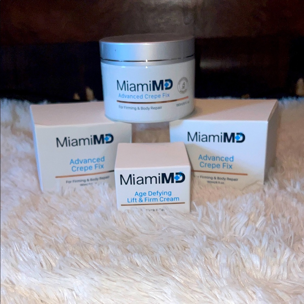 MIAMI MD ADVANCED CREPE FIX and AGE DEFYING LIFT and FIRM CREAM